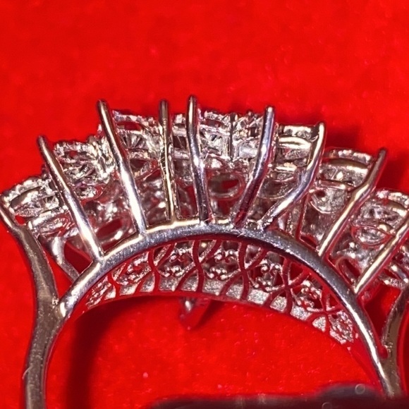 Diamond Ring 14kt natural Diamonds - Picture 5 of 6